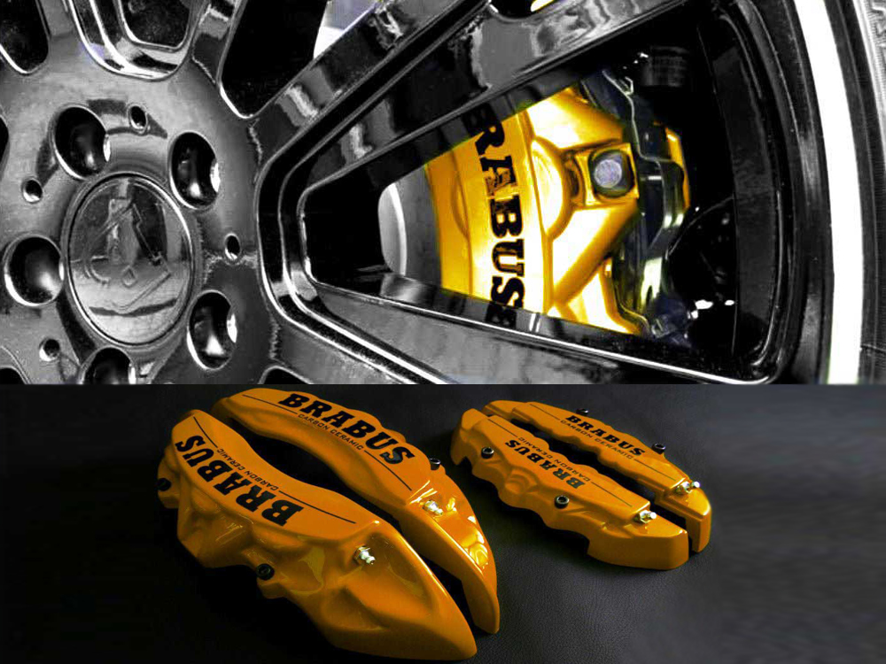 Mercedes-Benz G-Class W463 (2007-2018) Brake Caliper Covers - Brabus Style Yellow